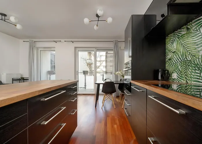 아파트 Black And Brown With Free Parking And Furnished Balcony In By Renters